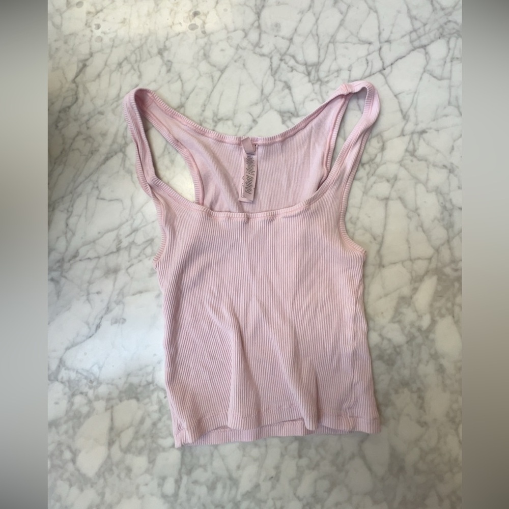 Skims cotton rib tank cherry blossom